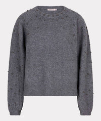 Esqualo - Suzette Ragland Sleeve Pearls Sweater