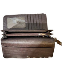 Angel Ranch Women's Studded Python Clutch in brown - women's bag - alternate view