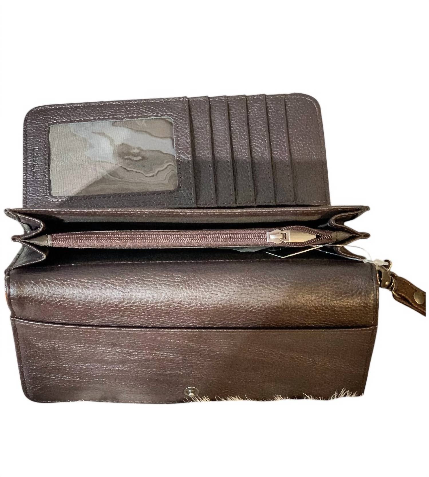 Angel Ranch Women's Studded Python Clutch in brown - women's bag - alternate view