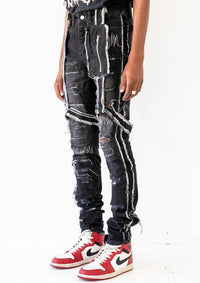 Who Decides War - Gnarly Destroyed Denim Jeans