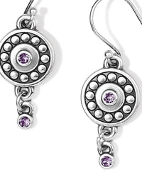 Brighton - Women's Pebble Dot Medali Reversible French Wire Earrings