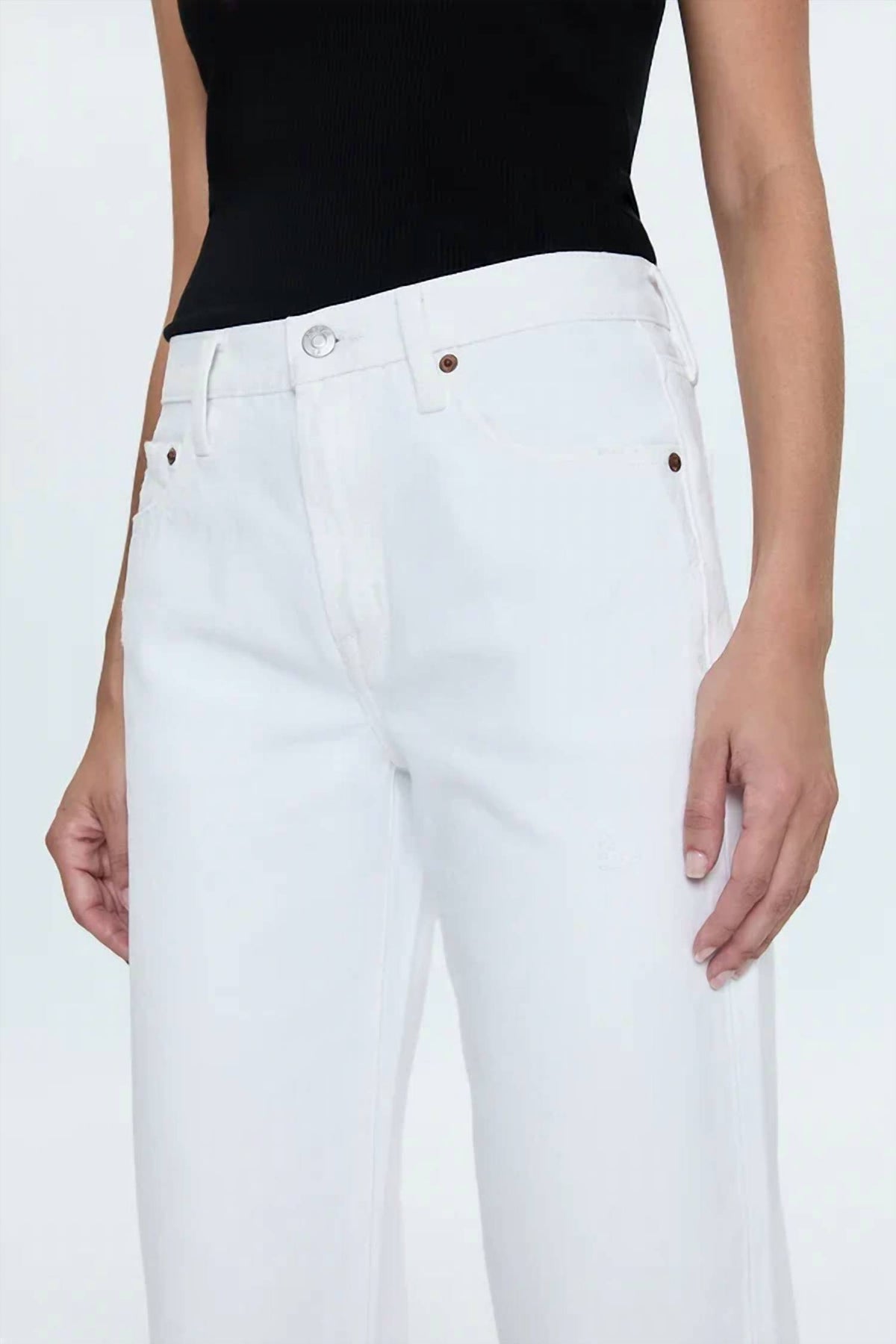 Pistola - Lexi Bowed Straight Jeans