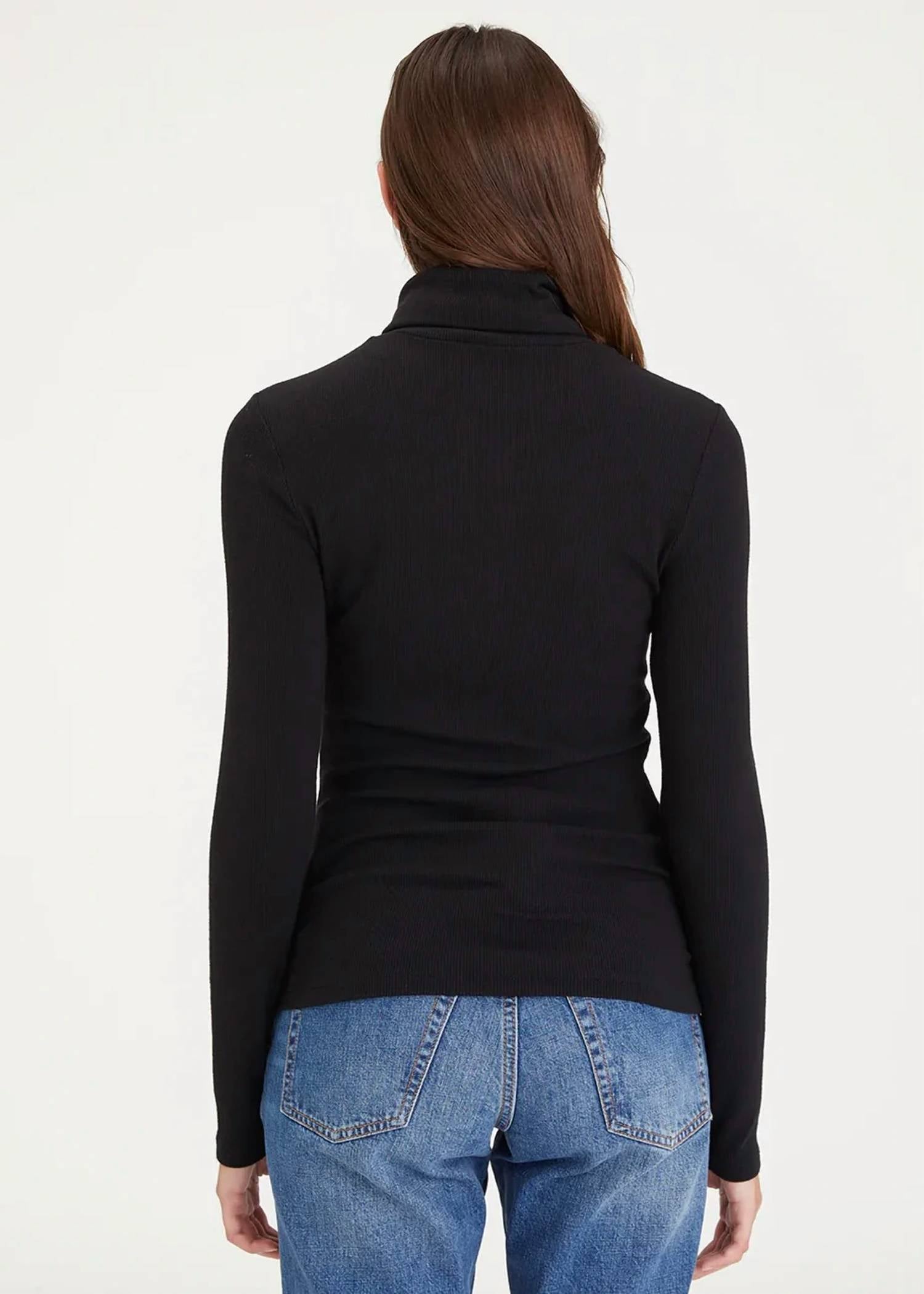 Sanctuary - Rib Essential Turtleneck Top