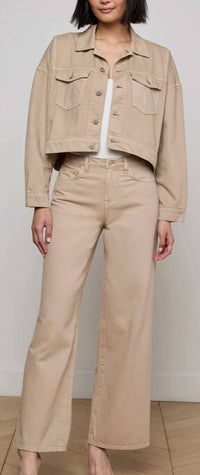 L'Agence - Vianney Hi-Lo Crop Jacket