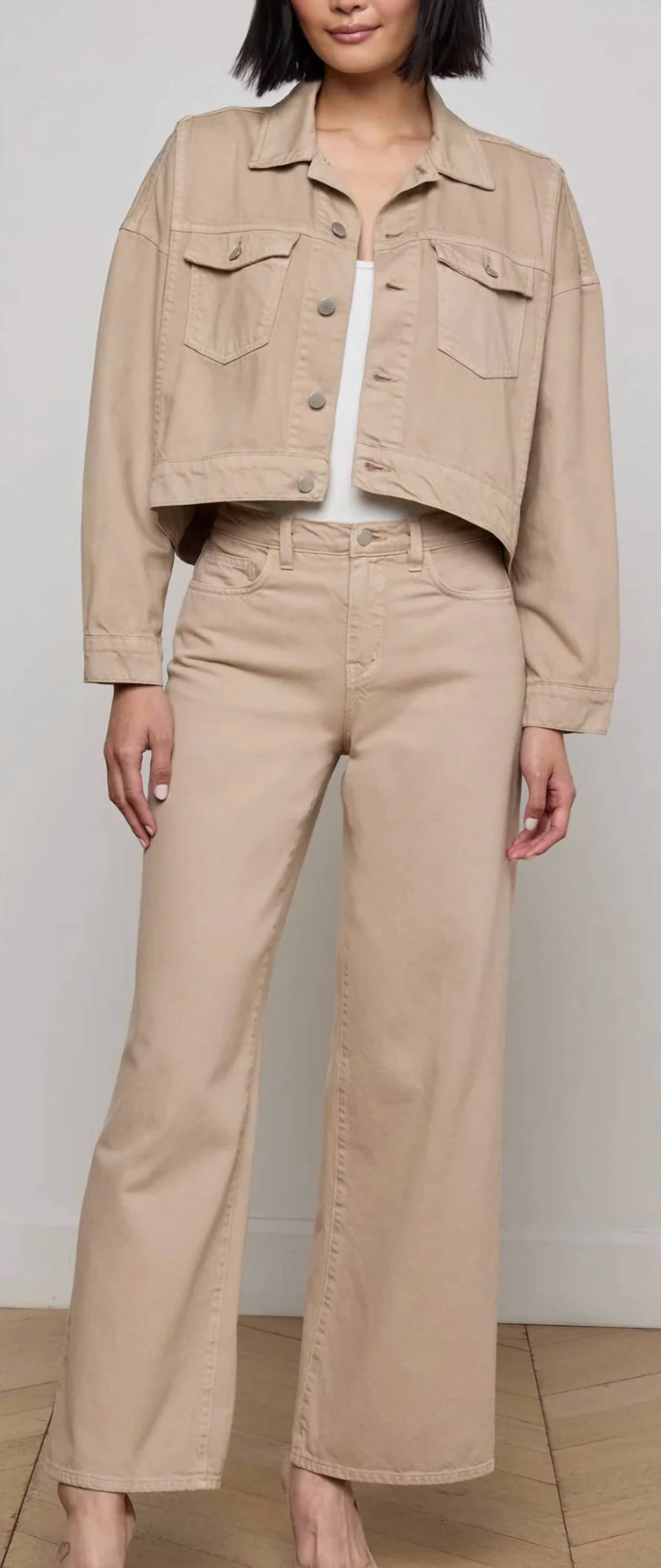 L'Agence - Vianney Hi-Lo Crop Jacket