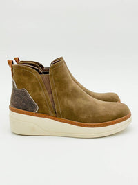 BLOWFISH Women's Charming Wedge Pull On Sneaker in woodsmoke - women's sneaker