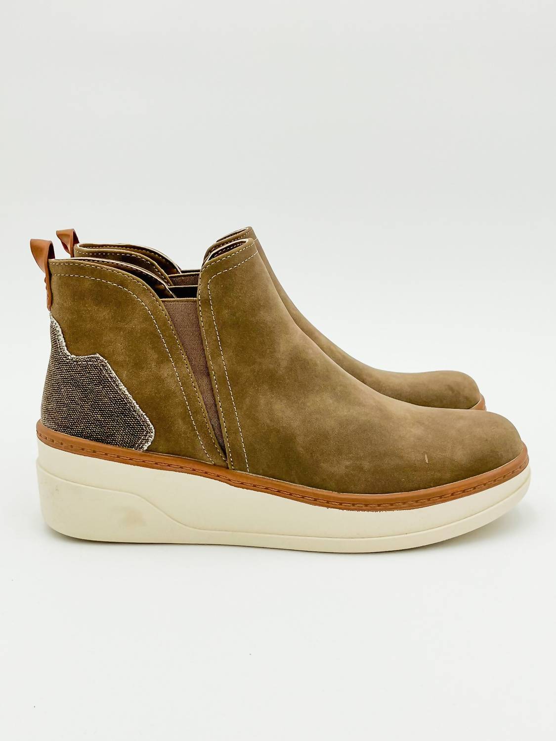 BLOWFISH Women's Charming Wedge Pull On Sneaker in woodsmoke - women's sneaker