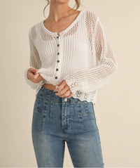 Jodifl - Happy Ending Crochet Shrug