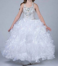 Little Rosie - Girl's Long National Level Pageant Dress