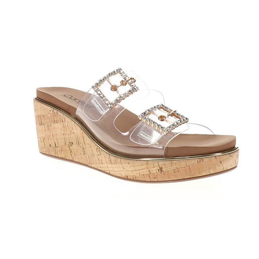 Corkys Footwear - Women's Twinsie Rhinestone Wedge Sandals