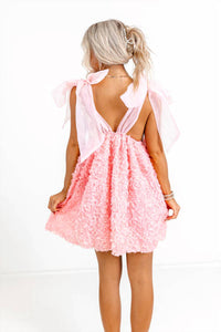 Item Ditto - Tie Straps 3d Petal Babydoll Dress