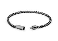 Tateossian Men's Pop Sleek Bracelet in black - men's jewelry - alternate view