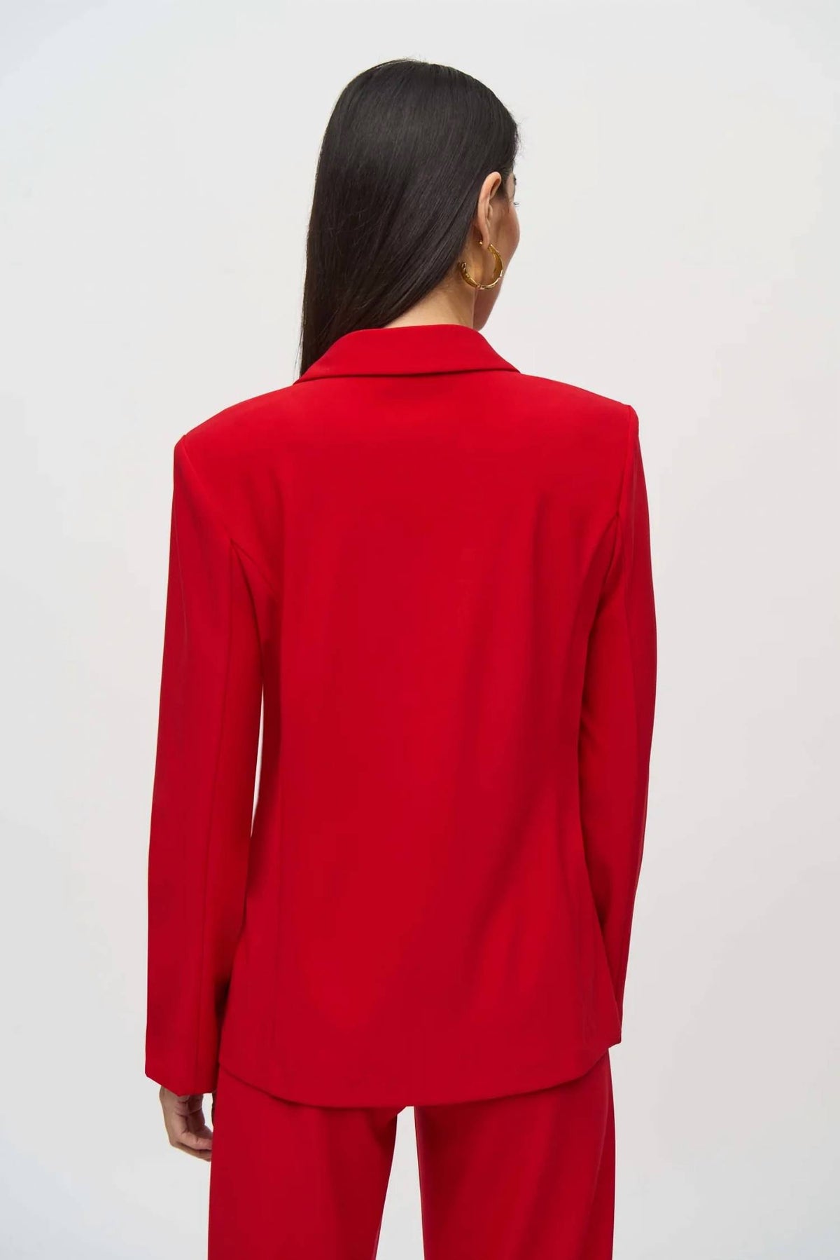 Joseph Ribkoff - Fitted Blazer And Pant Suit Set