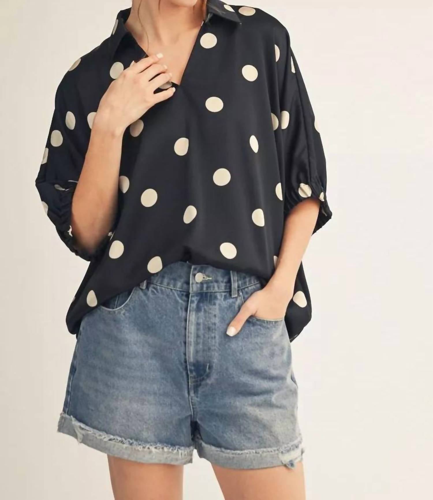 Jodifl - Polka Dot Top