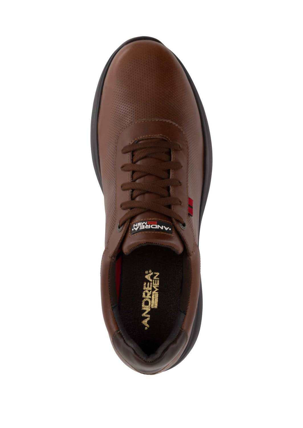 Andrea Men's Leather Oxford Shoes in light brown - men's shoe - alternate view