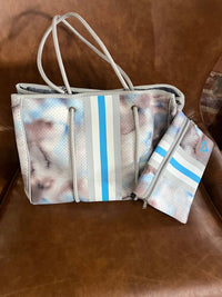 preneLOVE Women's Tote Bag in tiedye - women's bag - detail view