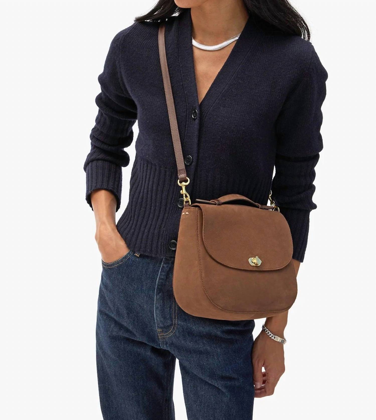 Clare V. - Women's Turnlock Louis With Top Handle Bag