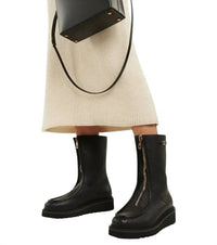 Salvatore Ferragamo - Women's Zip-up Leather Boots