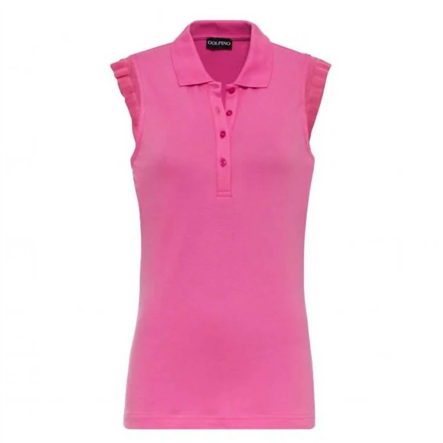 THE MADDALENA CAP SLEEVE POLO