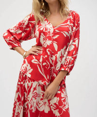 Joseph Ribkoff - Floral Straight Print Top