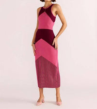 Minkpink - Emeris Intarsia Knit Dress
