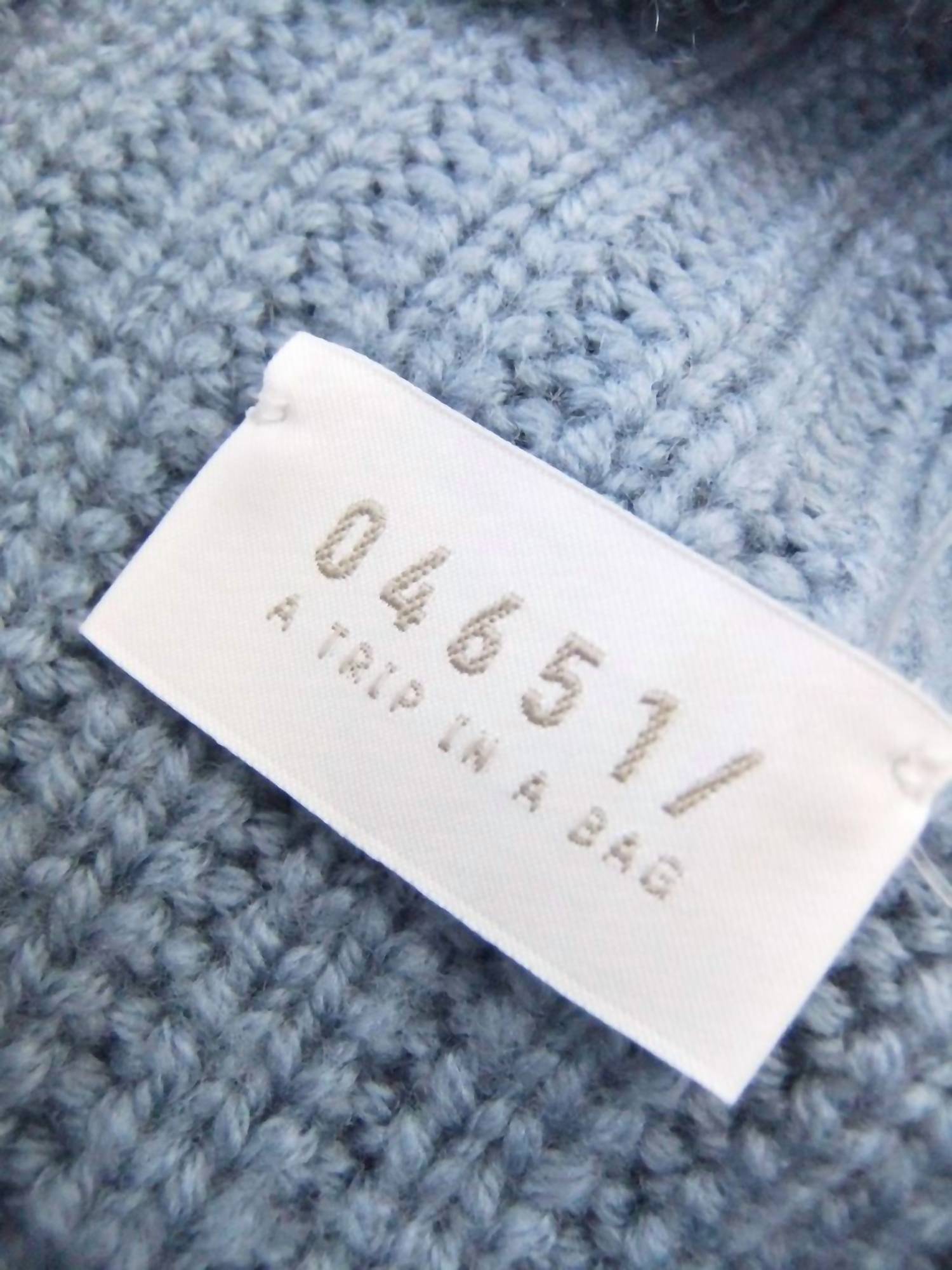A Trip In A Bag - Men's Foggy Mock Bottleneck Sweater
