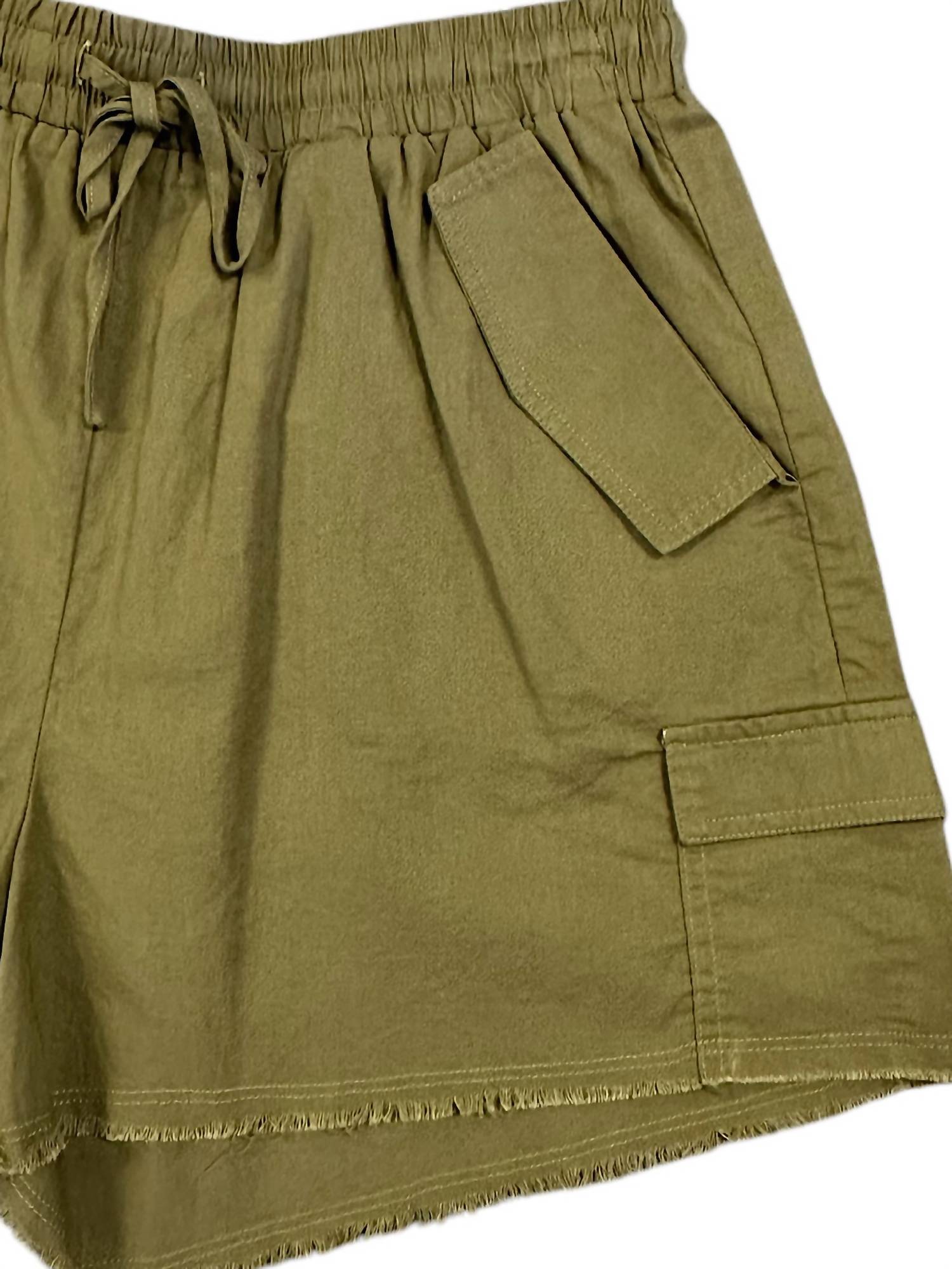 Oddi - Curvy Cargo Shorts - Plus