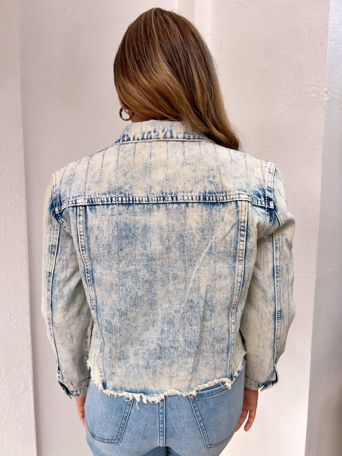 Veveret - Rhinestone Rodeo Denim Jacket