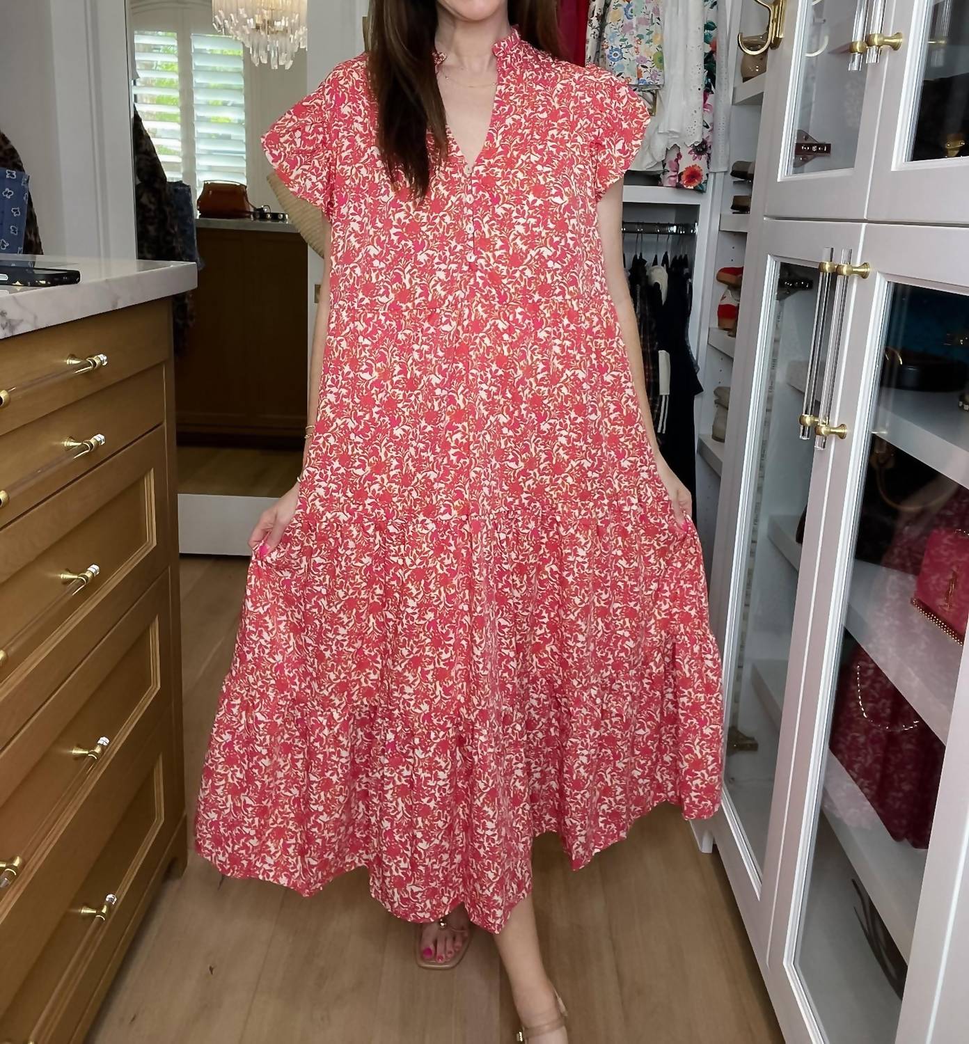 Entro - Blossom Breeze Midi Dress