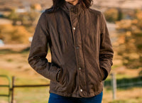 Madison Creek Outfitters Georgia Cc Twill Jacket in dark brown - women's jacket - alternate view