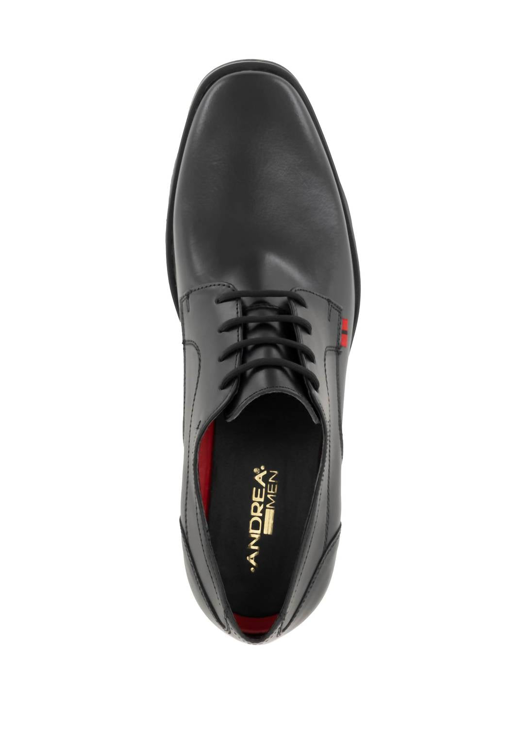 Andrea Men's Leather Oxford Shoes in black - men's shoe - view 4