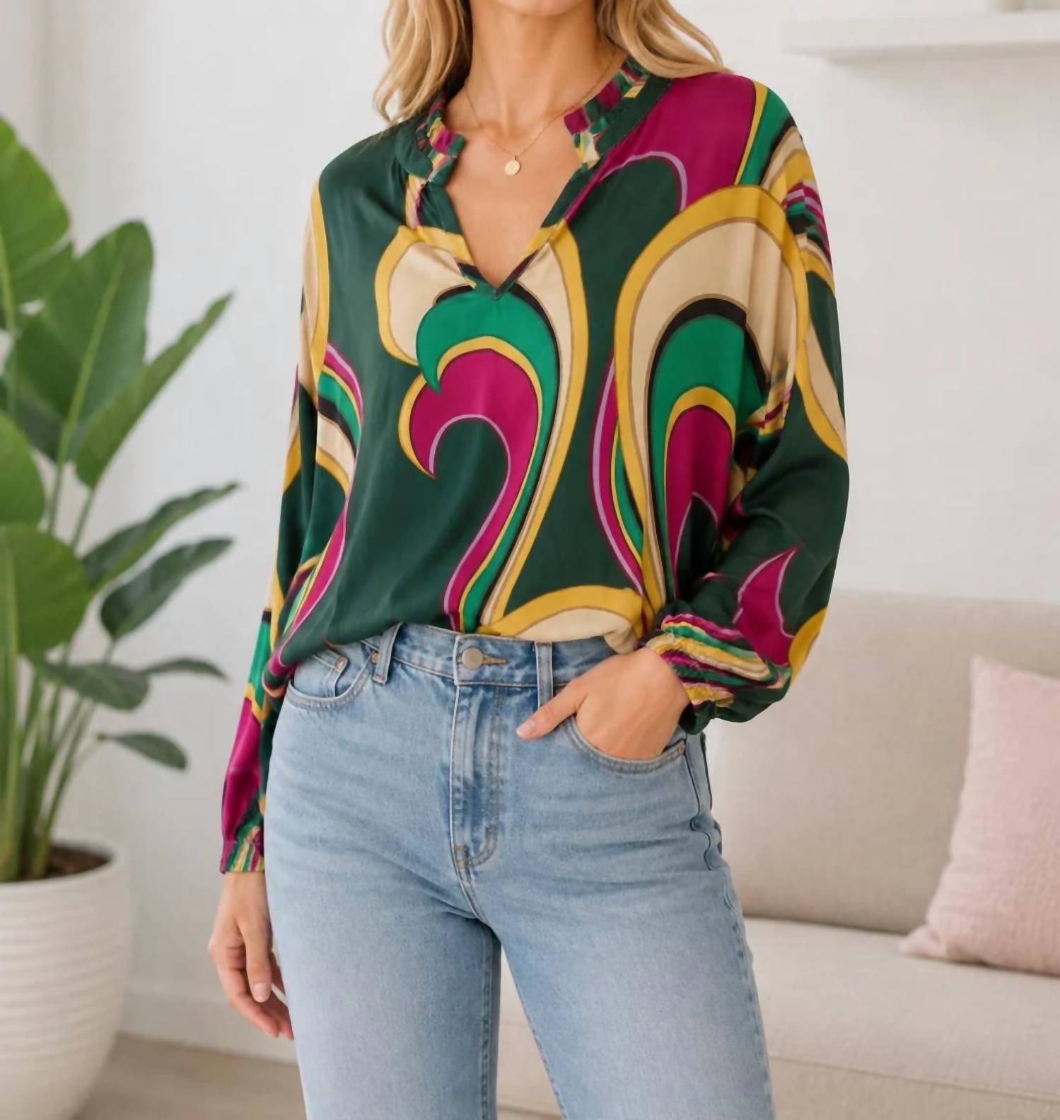 Astrid - Long Sleeve Blouse