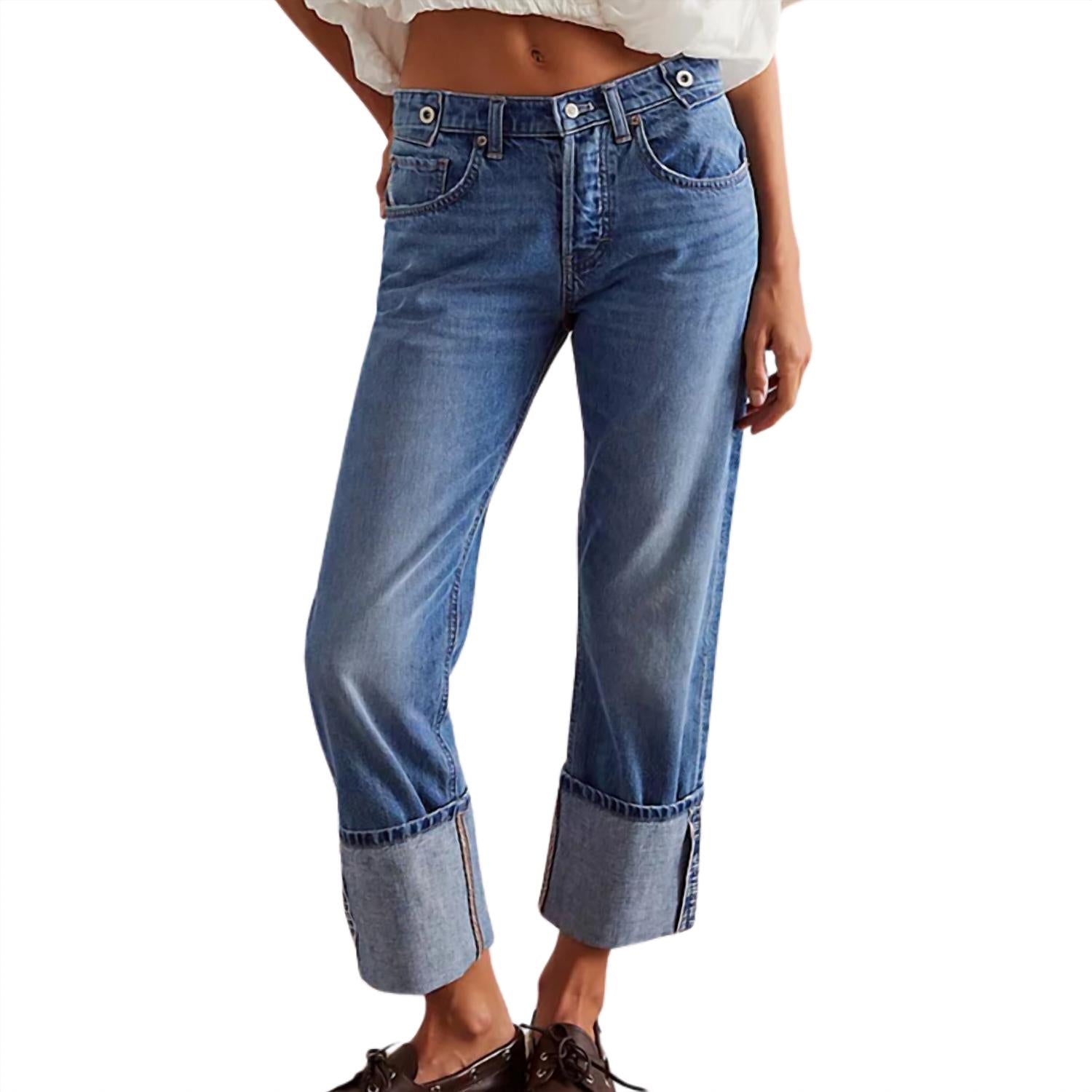 Free People - Slim Shade Selvedge Jean