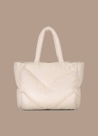 Summum - Women's Quilted Leather Puffy Shoulder Bag