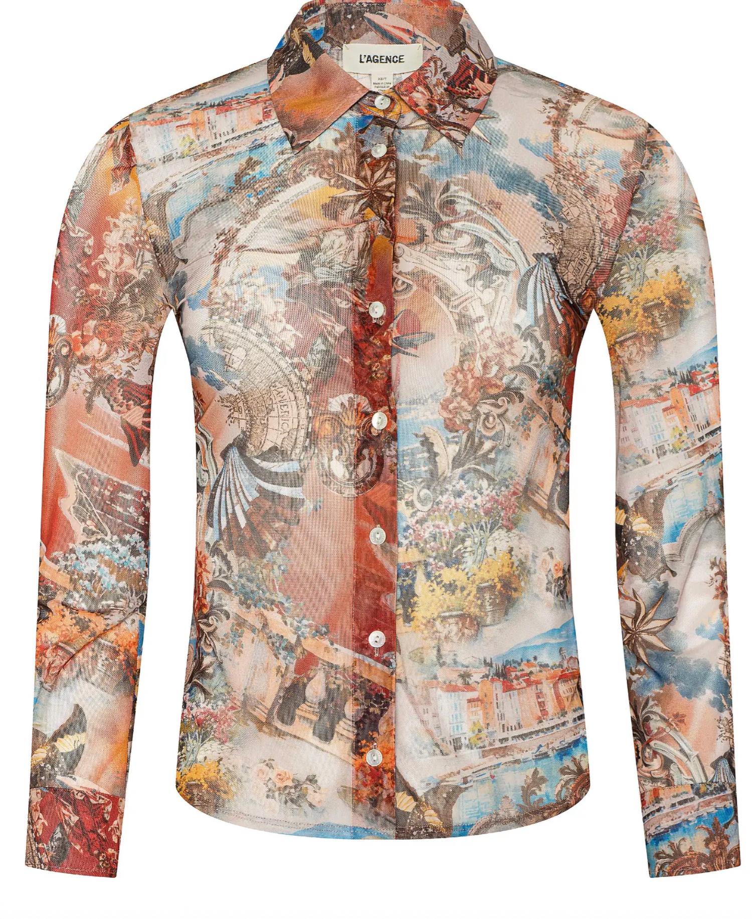 L'Agence - Indiana Mesh Blouse