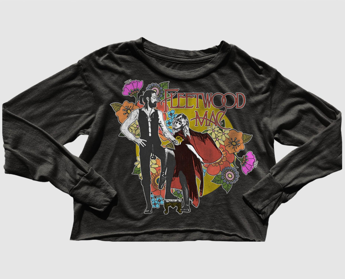 Rowdy Sprout - Women's Fleetwood Mac Not Quite Crop Tee