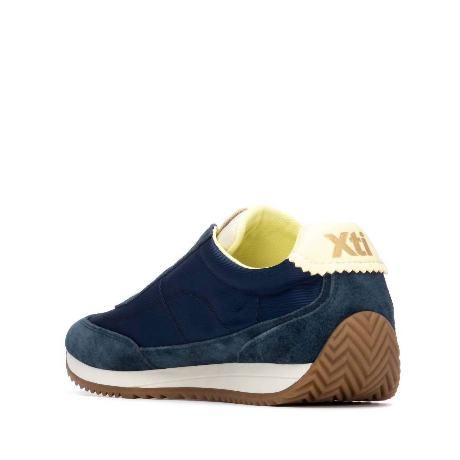 Xti Women's Textile Shoes in navy - women's sneaker - alternate view