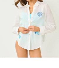 Lilly Pulitzer - Sea View Button Down Top
