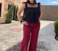 Risen - High Rise Crop Jeans