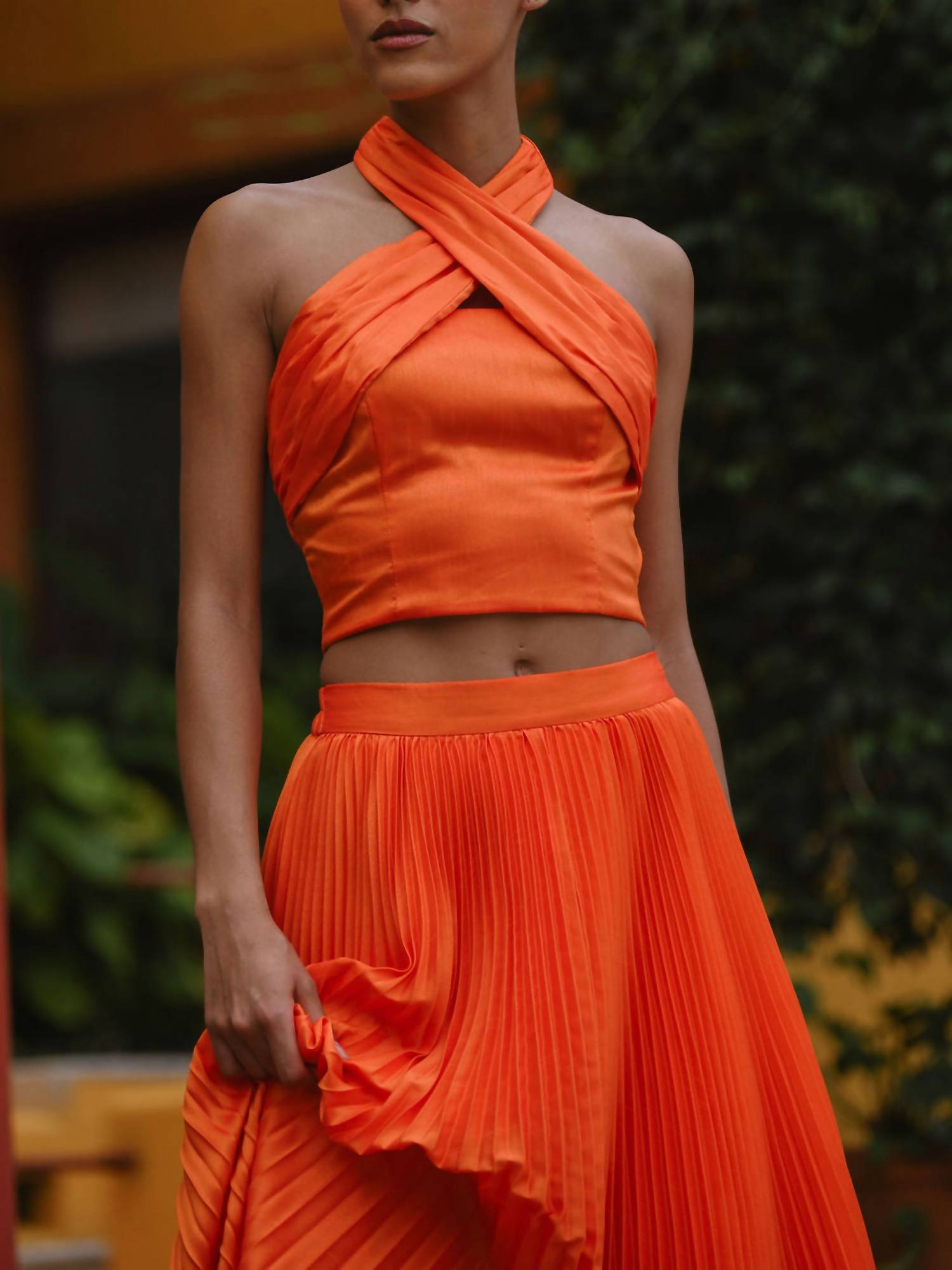 Hutch - Suri Ruched Halter Top