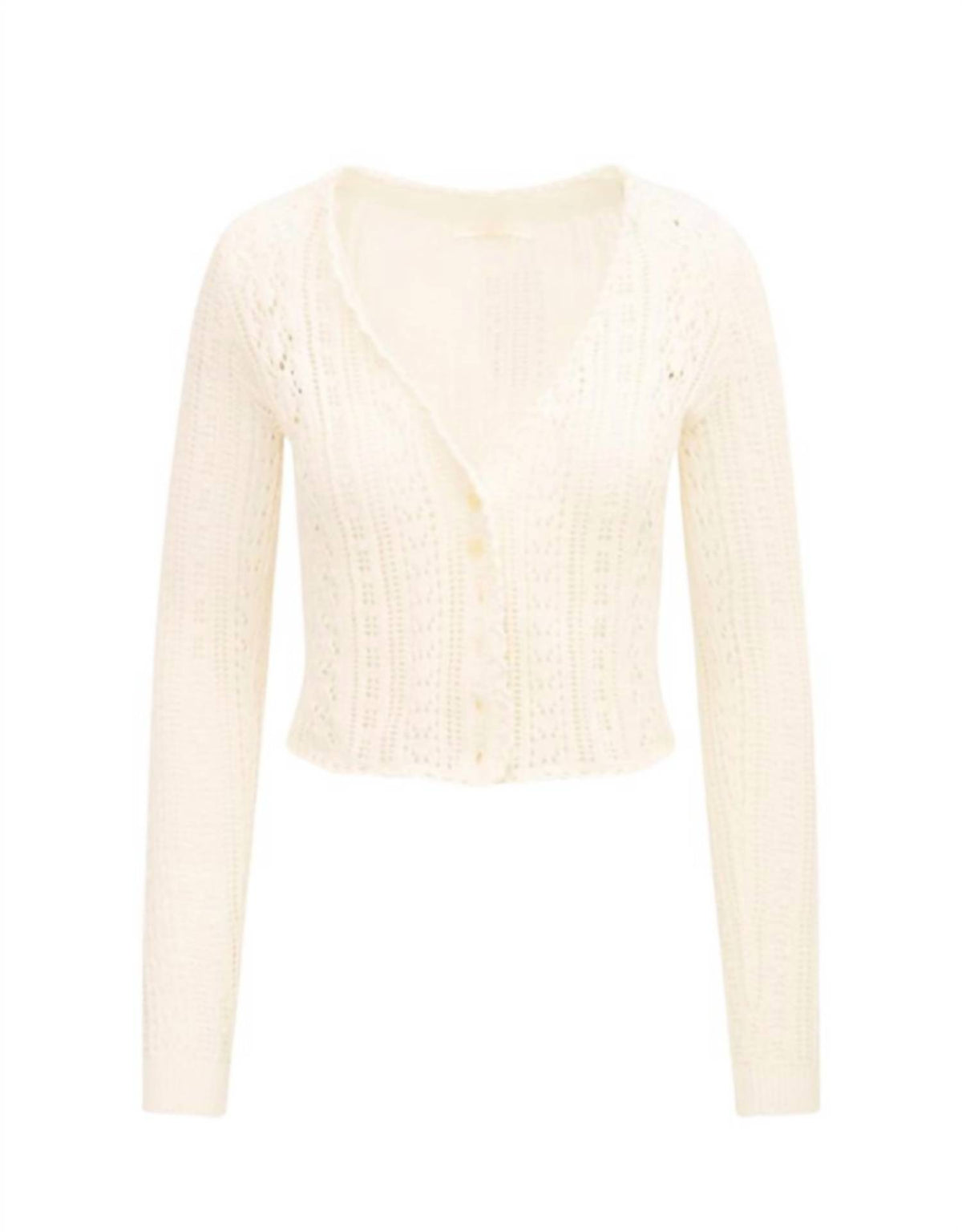 Loveshackfancy - Danilara Cotton Crochet Cardigan