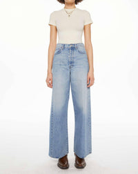 Mother - Pipe-dream Button Sneak Jeans