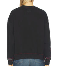 never fully dressed Cowboy Long Sleeve Sweatshirt in black - women's top - detail view