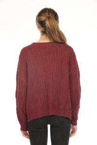 Planet By Lauren G. - Weavie Crewneck Sweater