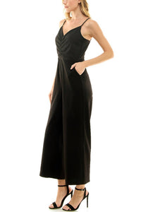 Nicole Miller - Solid Crepe Jumpsuit