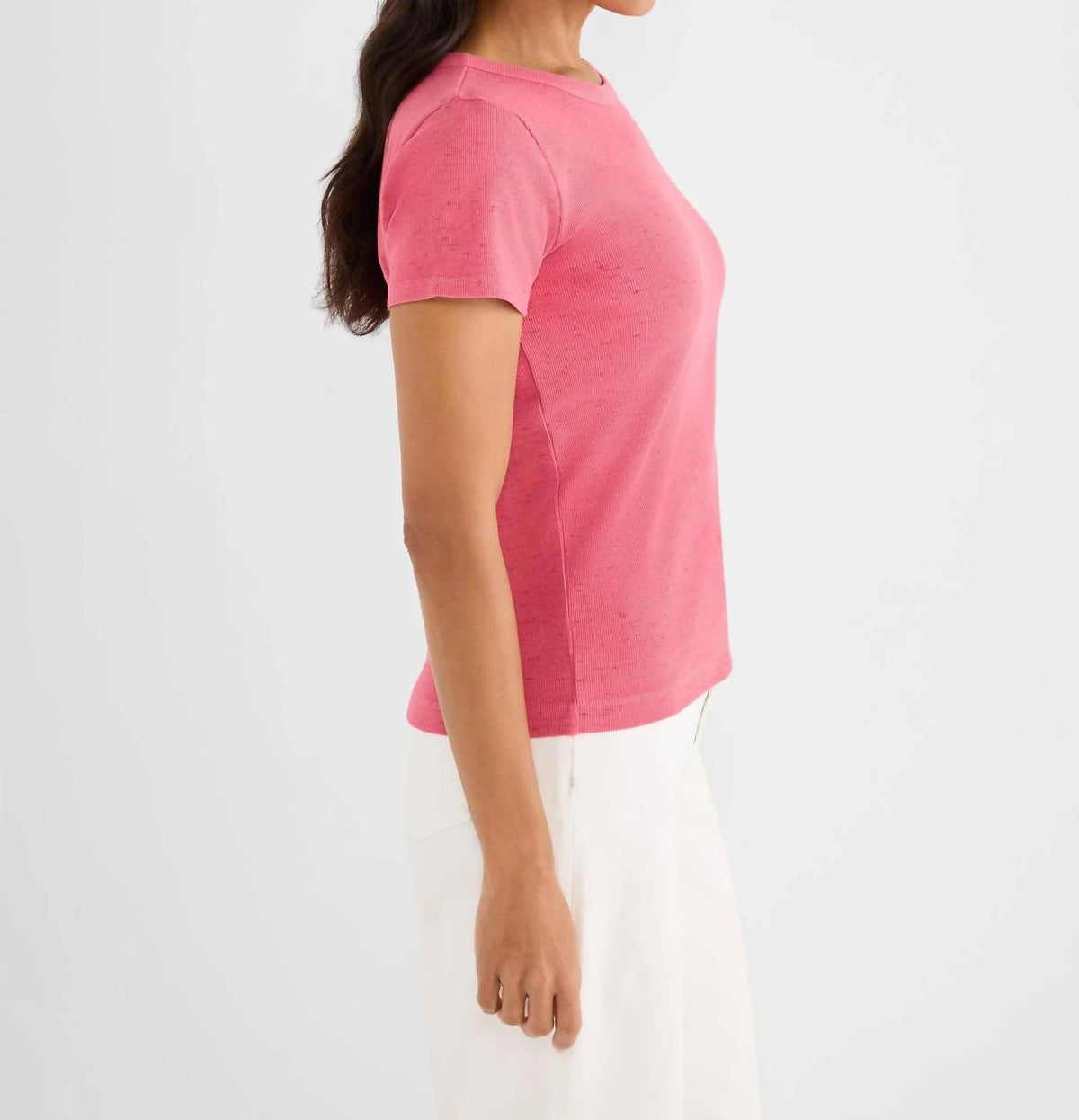 Nic + Zoe - Speckled Crew Neck Tee