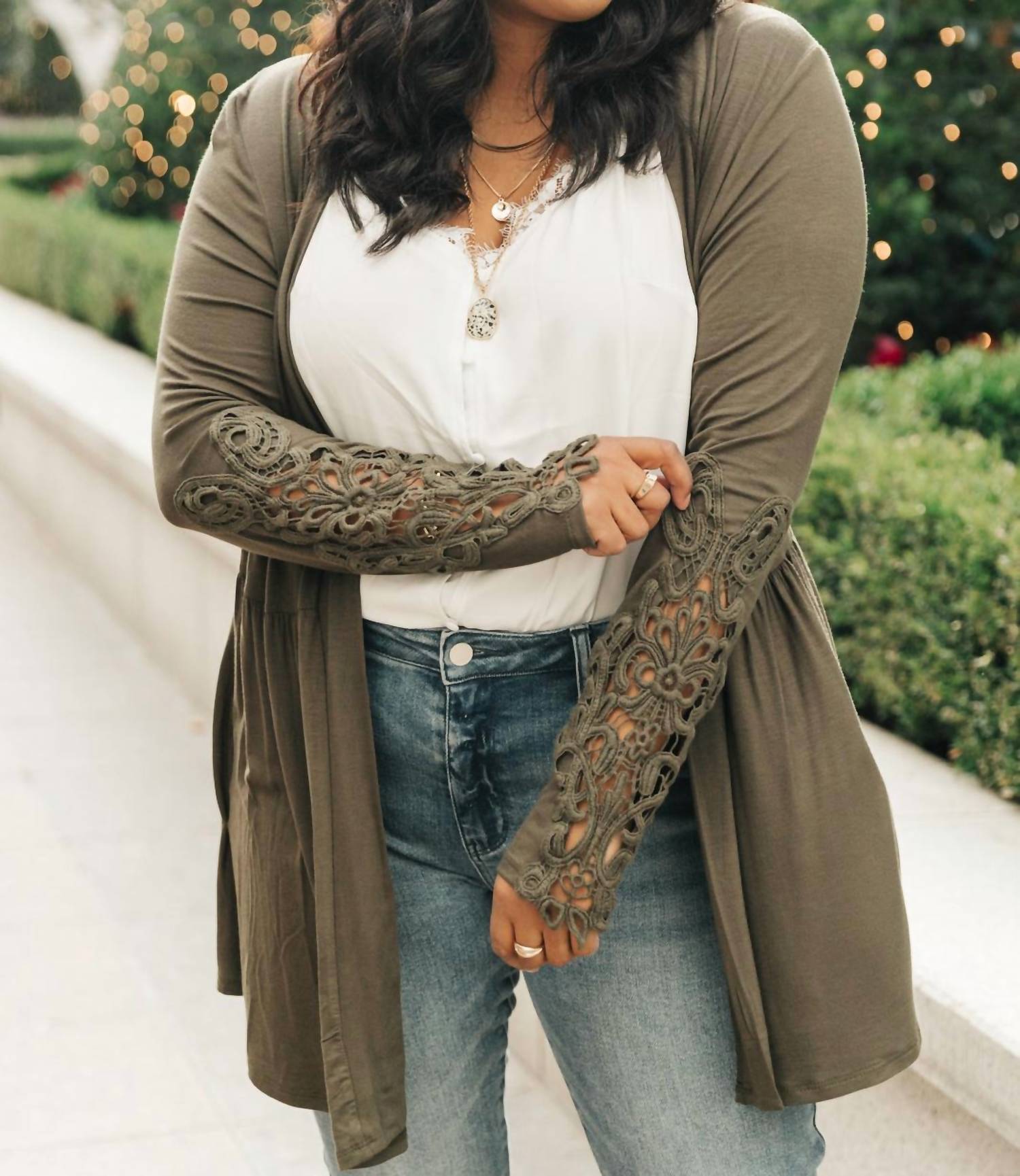 Hailey & Co - Little Bit Of Lace Cardigan