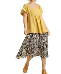 Umgee - Sweetheart Babydoll Top