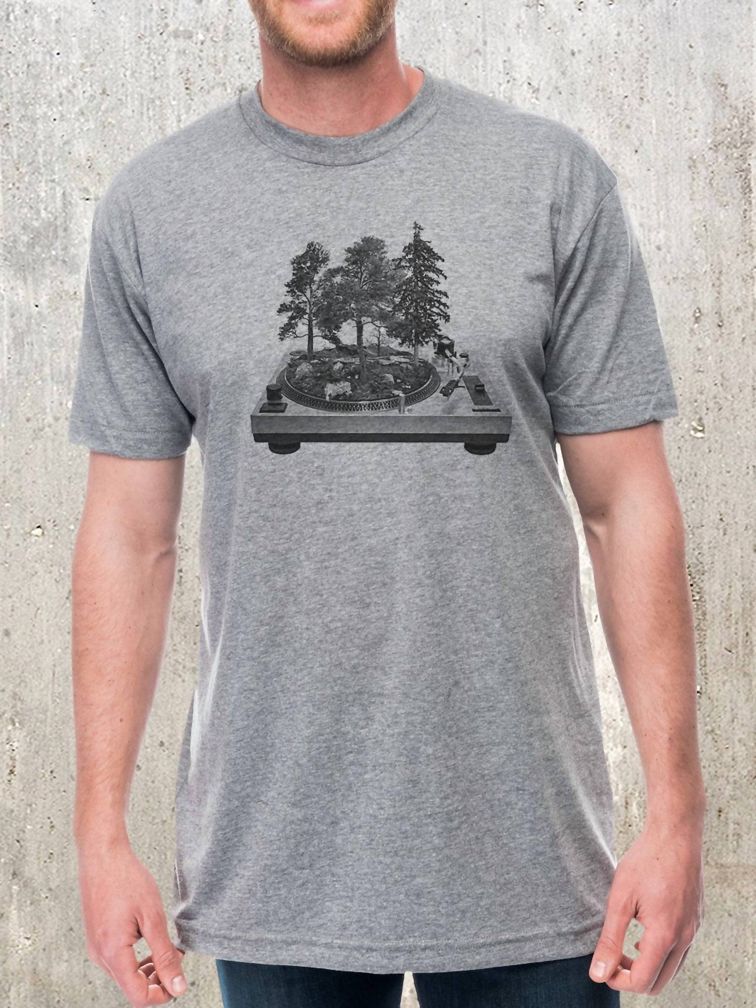 Black Lantern - Turntable Forest T-shirt