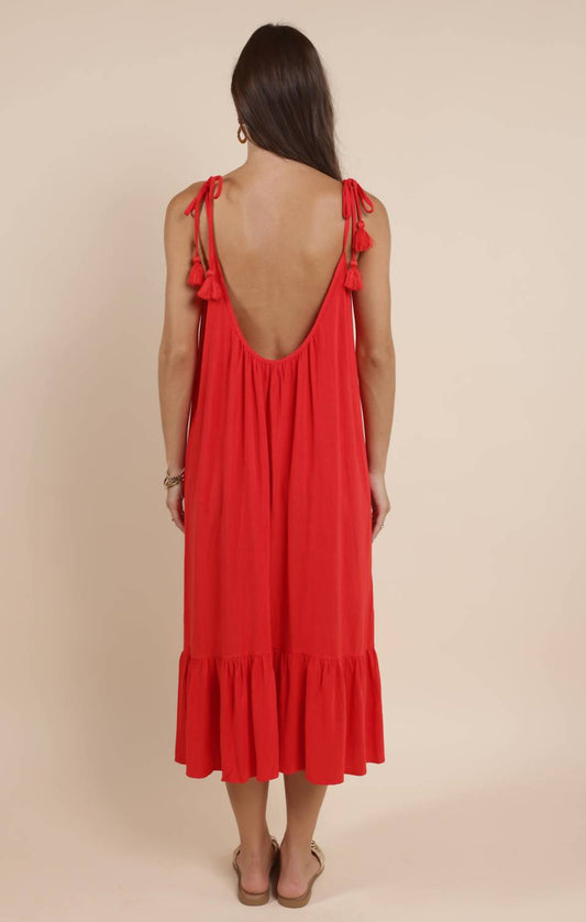 Sadie & Sage - Sugarloaf Tie Strap Flowy Dress